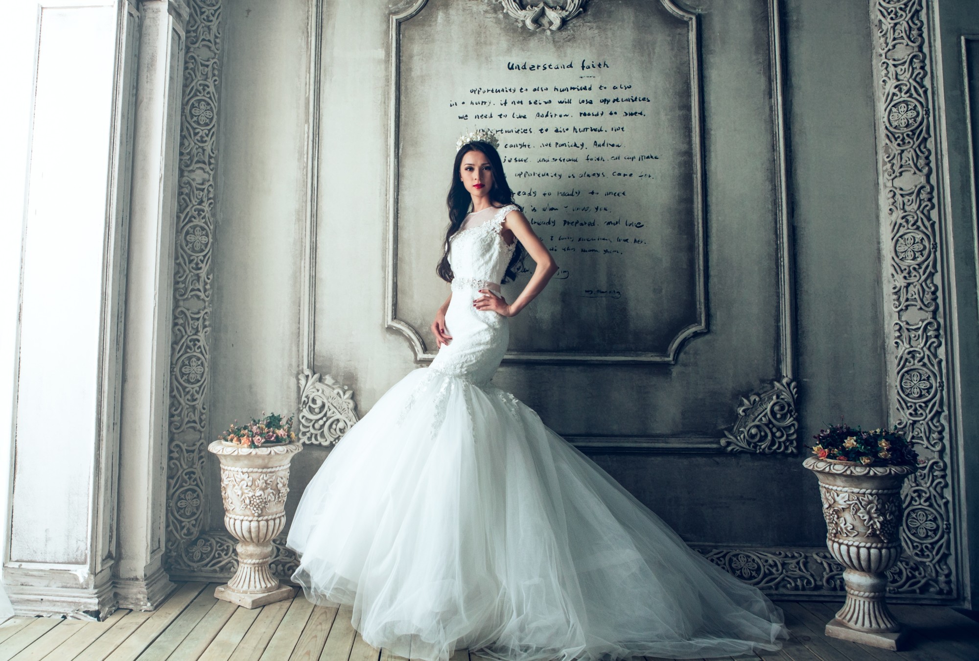 Evaluate the cost of a wedding dress